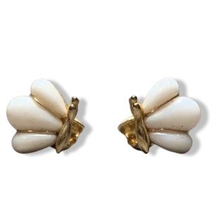 Vintage Avon “Gatsby” Butterfly Clip On Earrings